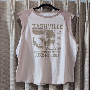 NWT Women's Size 3X Threads On 9th Nashville Country Music Festival Graphic Tee